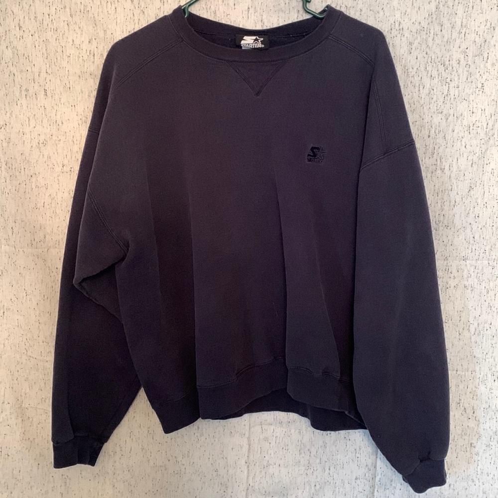 Vintage 90’s Starter Small Logo Embroidered Crewneck